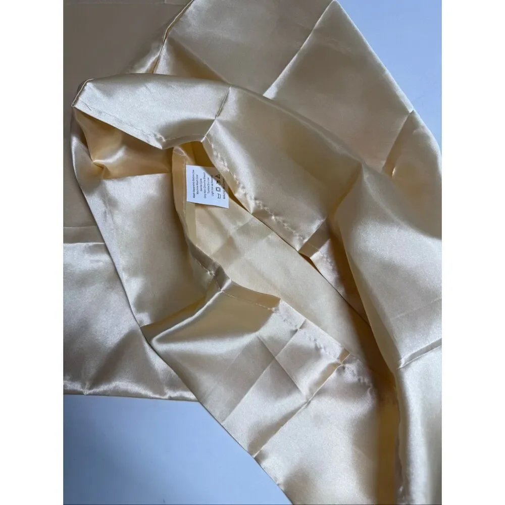 NWOT Satin Pillowcase Champagne 26” x 19”